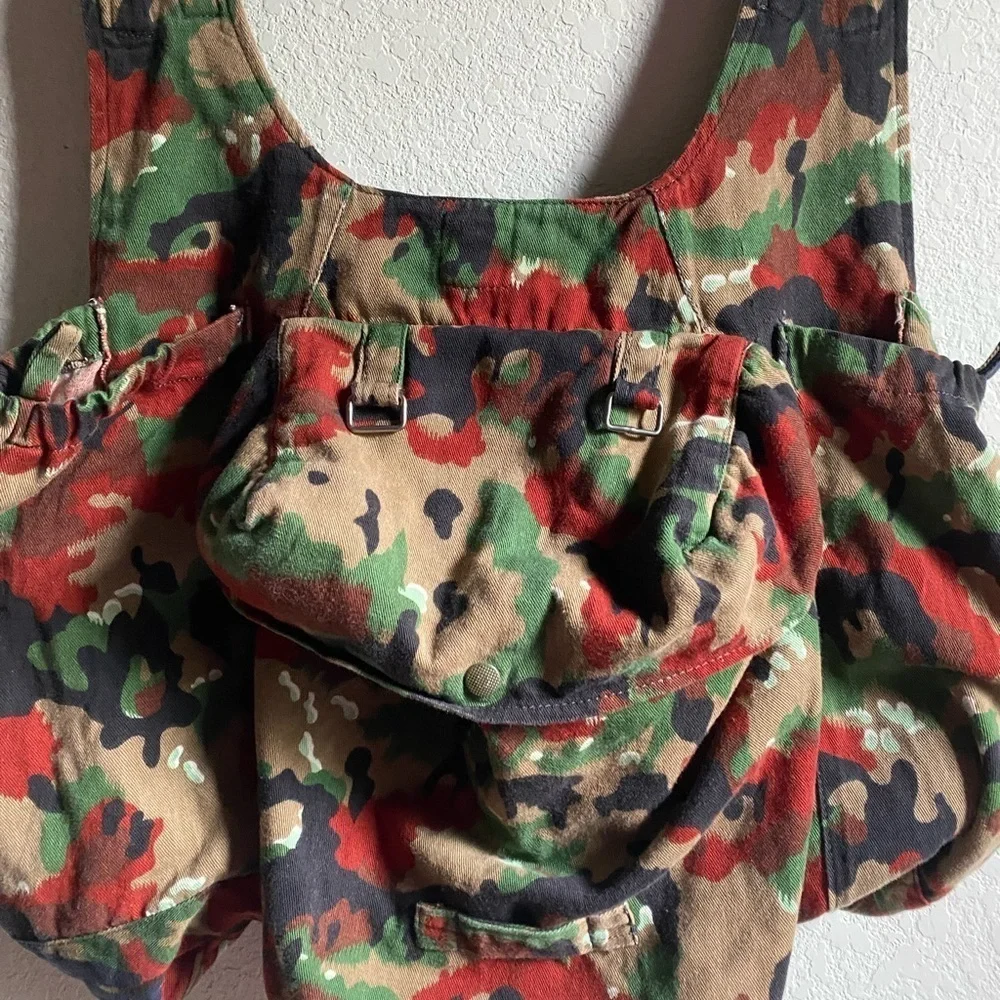Swiss alpenflage M74-75 Camo Rucksack Bag Holds 20-25 Liters Gorpcore Travel